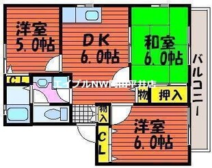 ストロベリーハイツＡの物件間取画像